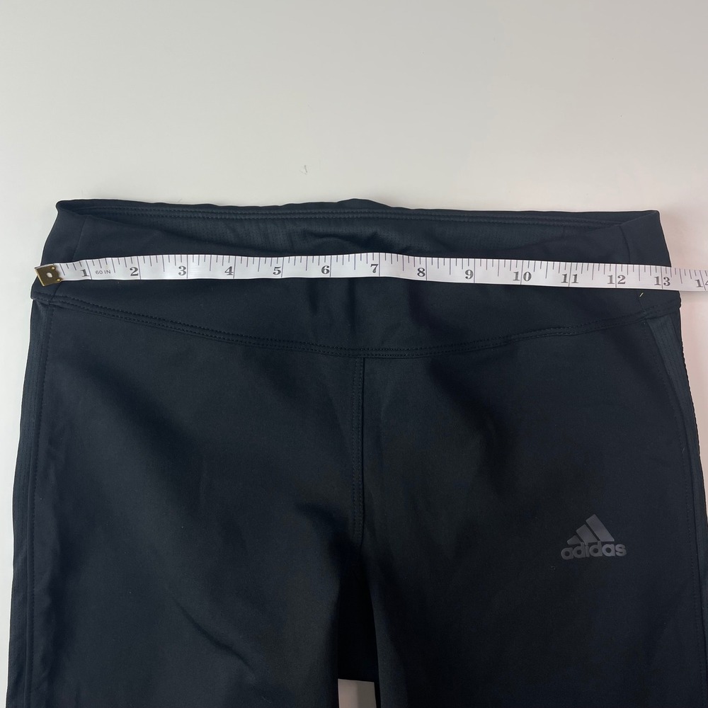 Adidas Running ClimaCool Black Cropped Leggings CF6222 Womens Small - Picture 11 of 13